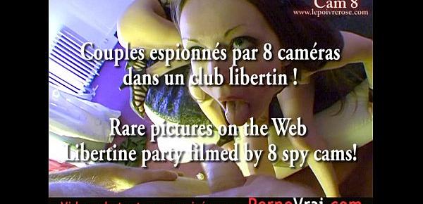  Spy cam at french private party! Camera espion en soiree privee. Part333